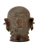 Moustached Shiva Head Sculpture