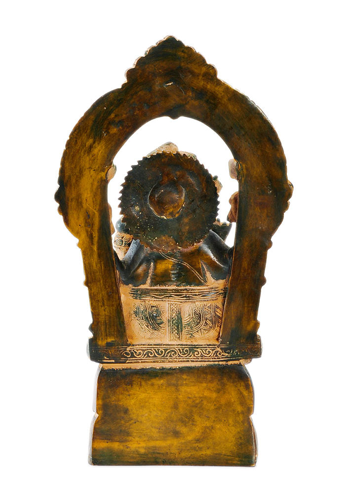 Lord Ganesha Seated on Throne