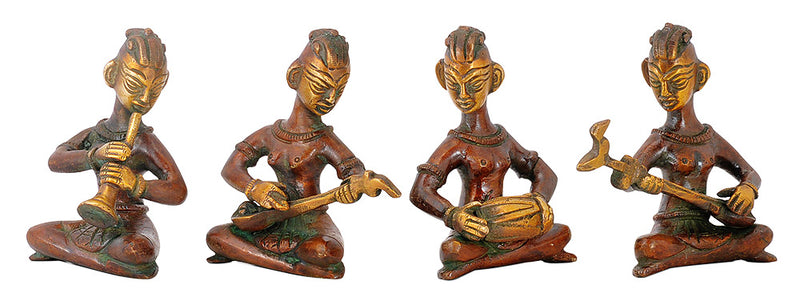 Musician Group - Brass Figurines