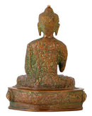 Lord Buddha in Vitarka Mudra Brass Statue 9"