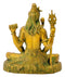 Mediating Lord Shiva Shankar Brass Sculpture 8"