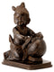 Brass Makhanchor Krishna in Antique Bronze Finish