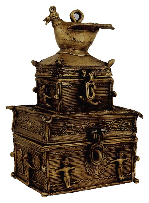 Guardians of Treasure - Tribal Jewelry Box