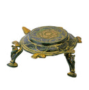 Brass Tortoise Chowki Stand