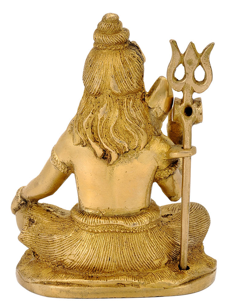 Lord Shiva Shankar Brass Statue