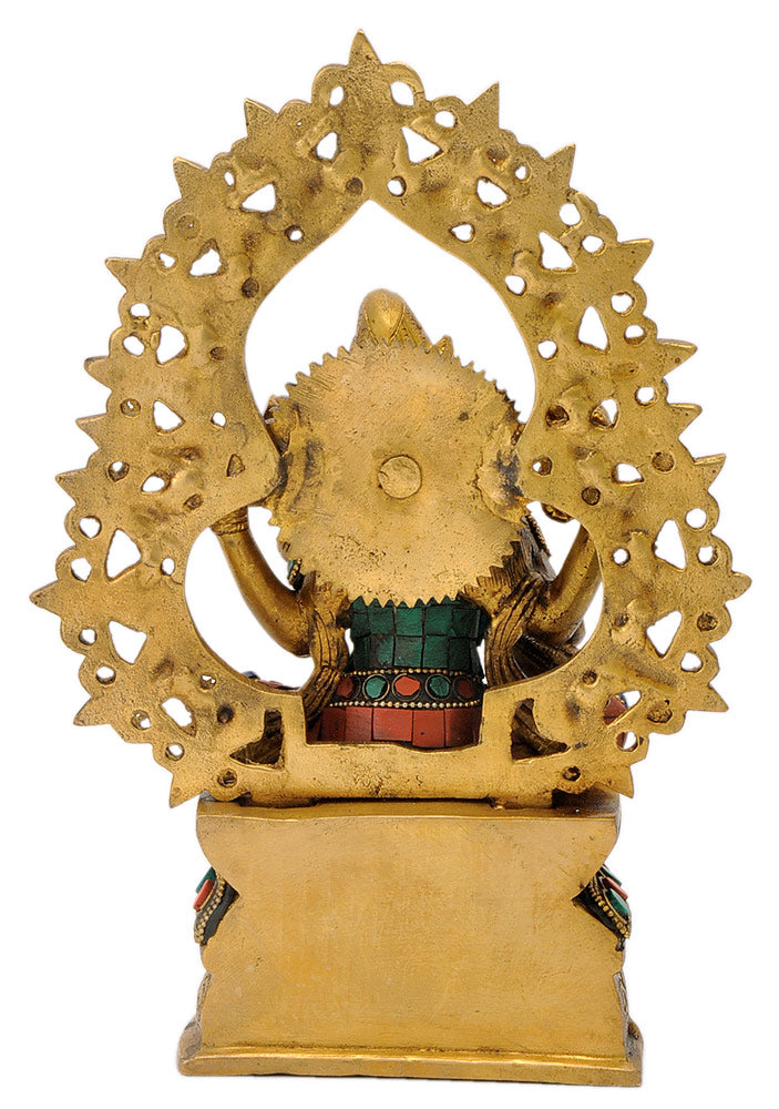 Goddess Maa Saraswati Brass Statue