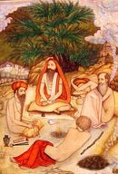 Group of Sadhus (Holymen) - Watercolor Painting
