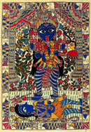 Goddess Kali In Mithila Art