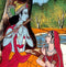 The Divine Musician - Batik Painting
