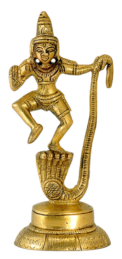 Small Krishna on Kaliya Naga