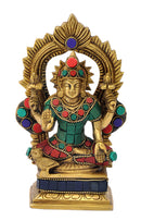 Devi Ma Lakshmi Temple Brass Statue