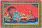 Lord Vishnu on Shesh Naga - Patachitra Painting