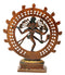 God Nataraj Brass Statue Golden Brown Finish