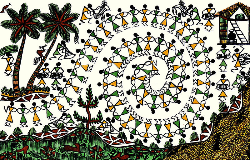 Handmade Warli Painting