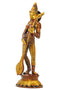 Goddess Saraswati Standing with Veena - Brass Decorative Sculpture