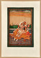 Seated Lord Ganesha - Miniature Painting 13.50"