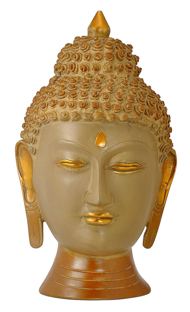 Unique Buddha Head Antique Look
