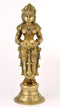 Meenakshi Deepam - Brass Statue 9"