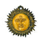 Brass Sun God Face Wall Hanging