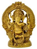 Ekdanta God Ganesha with Arch Shaped Aureole