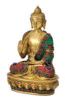 Hand Crafted Gautama Buddha with Colored Mosaic