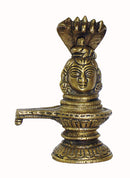 Shiva Mahadeva - Brass Mukha Lingham