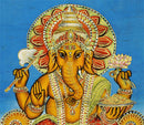 Lord Vinayak - Indian Batik Art Painting