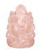 Lord Vinayaka - Rose Quartz Statue