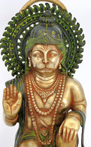 Mighty Lord Hanuman in Abhaya Mudra