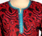 Printed Cotton Maroon Kurti