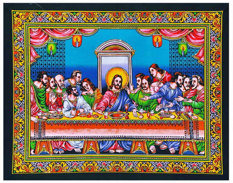 Jesus Cotton Painting