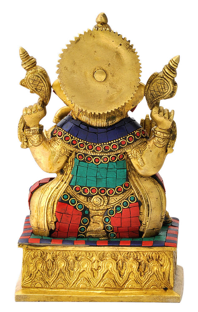 Maharaj Ganesh Brass Statue