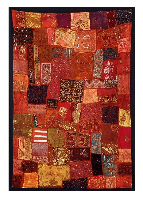 Patch Work Tapestry - Chocolate Dreams
