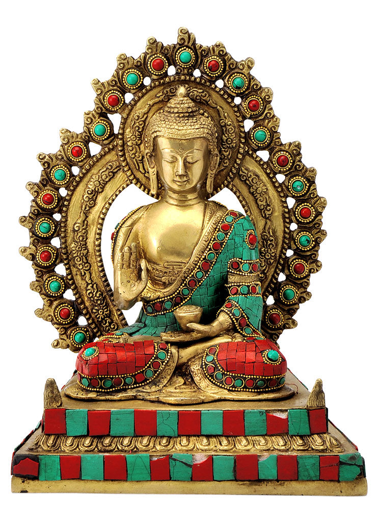 Altar Buddha with Aureole