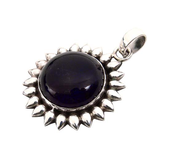 Midnight Daisy - Amethyst Pendant