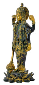 Sri Vishnu - Brass Figurine 8.50"