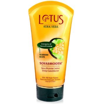 Lotus Herbals KERA-VEDA SOYASMOOTH Soya Protein Crème Deep Conditioner-150gm