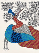 Peacock - Gond Folkart Panting