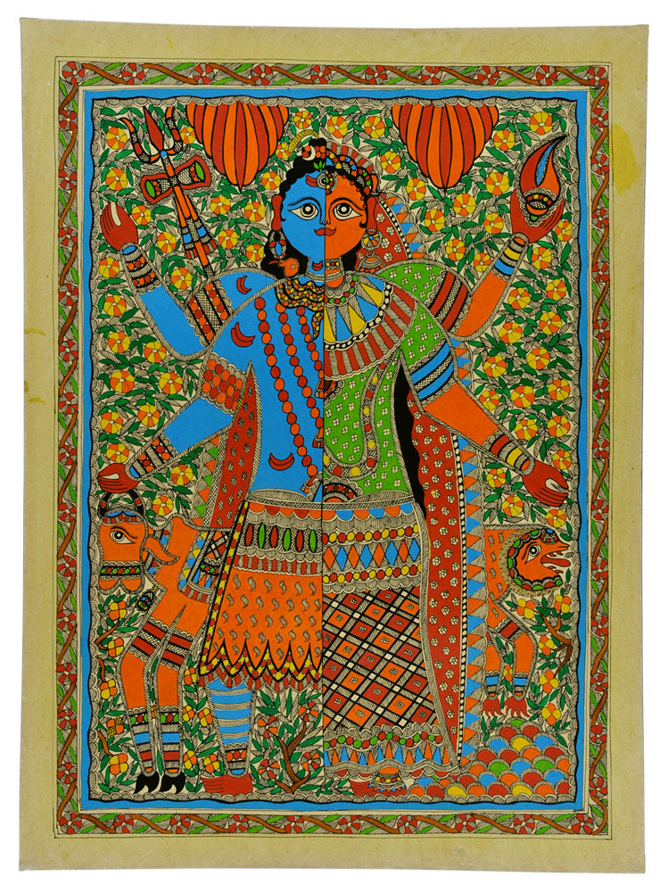 God Ardhanarishwara - The combined form of Shiva and Shakti
