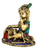 Baby Krishna Eating Butter
