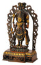 Standing Four Armed God Vishnu Brass Sculpture