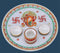 Swastik Ganesha Marble Pooja Tika Thali