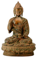 Vitarka Mudra Buddha with Carved Robe