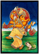 Dance of Vishwa Vinayaka - Batik Painting