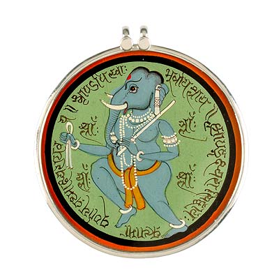 Benevolent Ganesha - Handcrafted Pendant