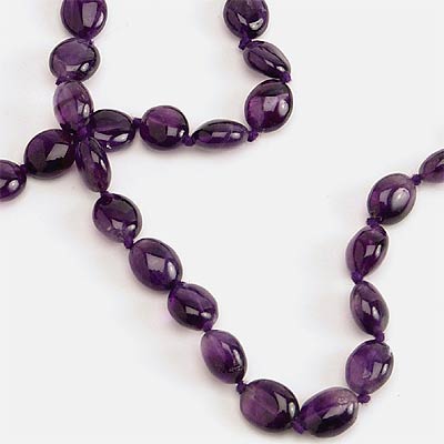 Amethyst Japa Mala of 54 Beads