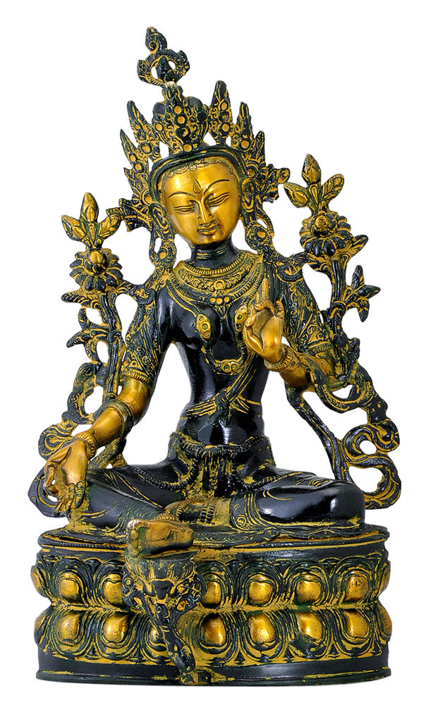 Buddhist Goddess Tara Brass Figure