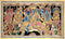 Court of Lord Sri Rama- Large Kalamkari Painting