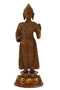 Standing Medicine Buddha with Carved Robe 7.75"