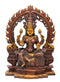 Goddess Aishwarya Laxmi Brass Figure 18"